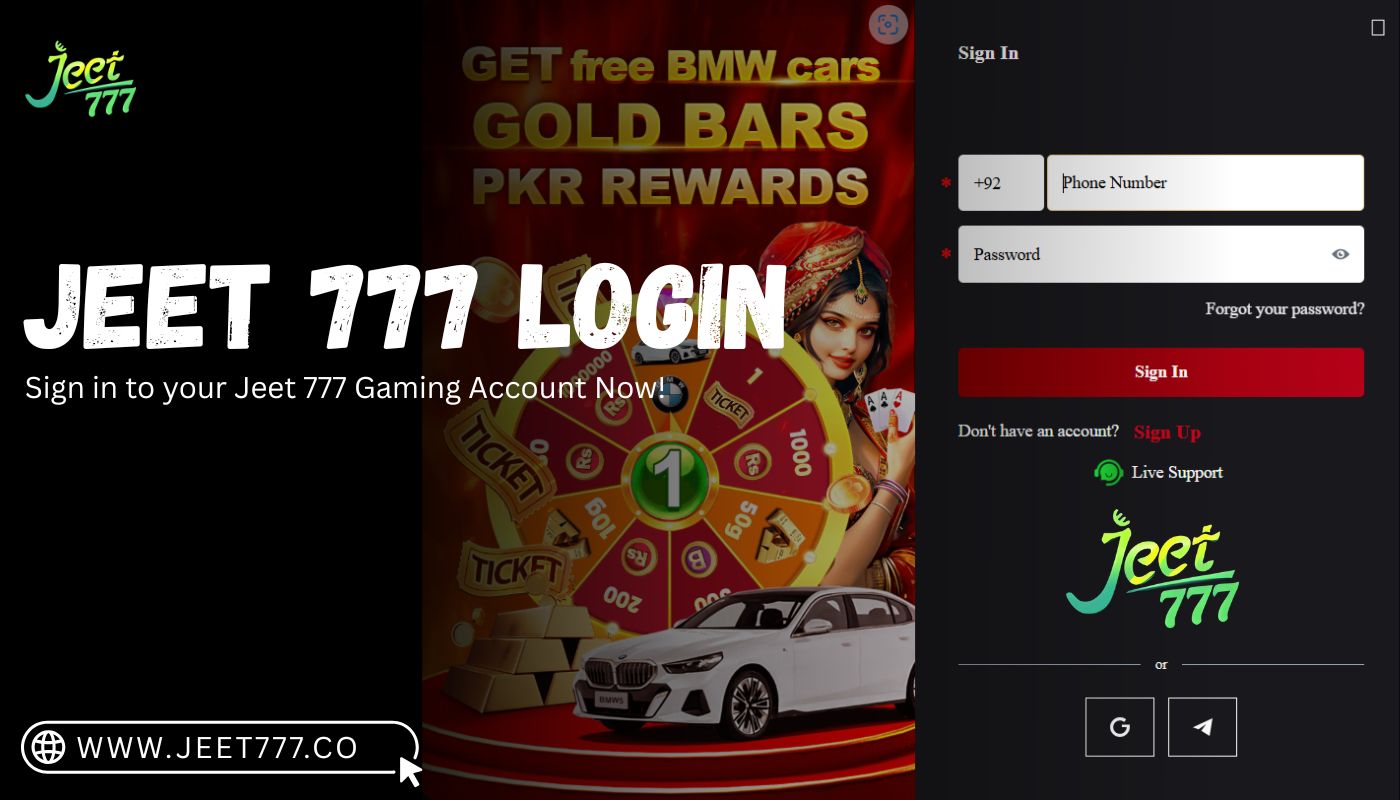 JEET 777 Login - Sign in to your Jeet777 Gaming Account